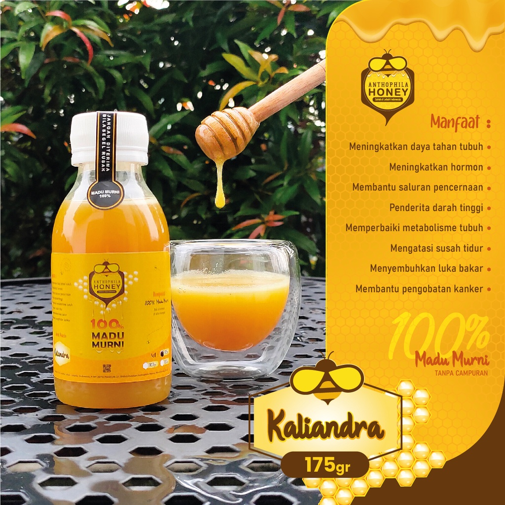 

Madu Kaliandra 175gr Anthophila Honey