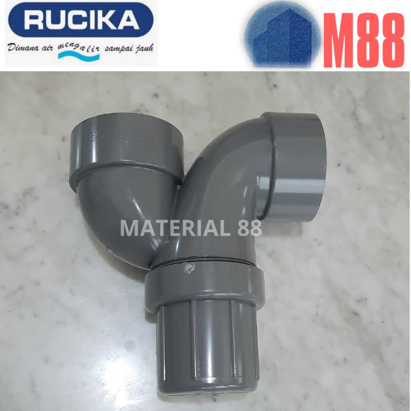 P Trap 3 inch RUCIKA Leher Angsa Ptrap