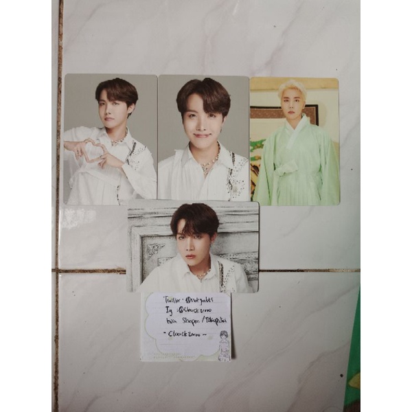 [OFFICIAL] MINI PHOTOCARD SYS FINAL DALMAJUNG BTS JHOPE HOBI