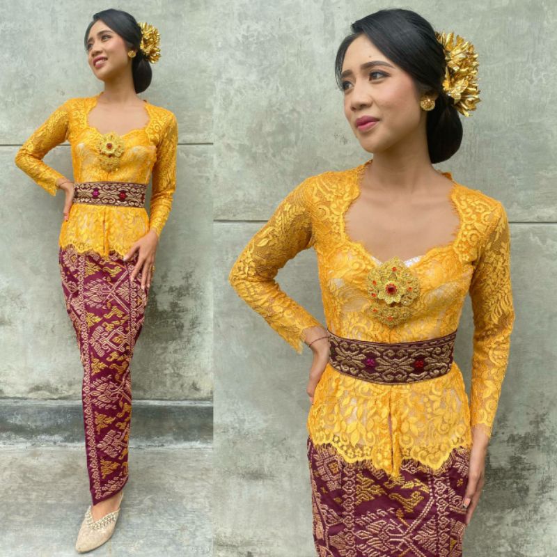 Kebaya Bali By Ani Kebaya Jadi Metalic Glossy