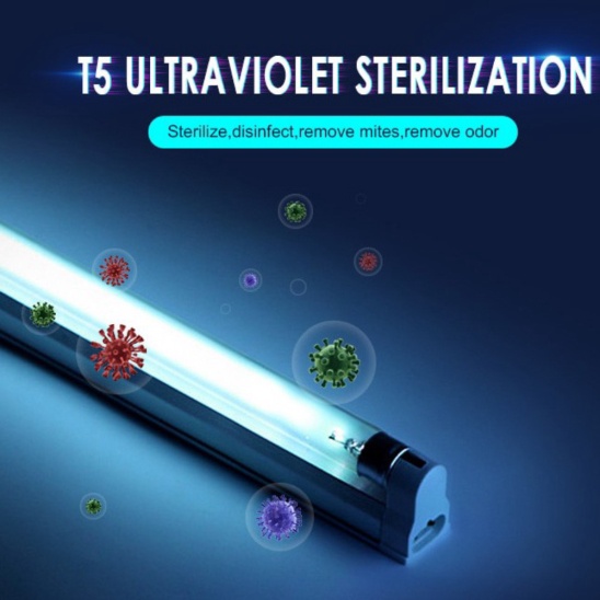 

Unik Lampu UV Ultraviolet Sterilizer Virus Bakteri Tungau Germicidal 8W Diskon