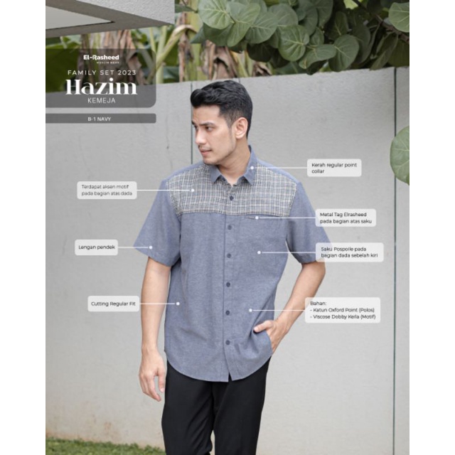 Hazim Kemeja Ayah Sarimbit Yasmeera 2023