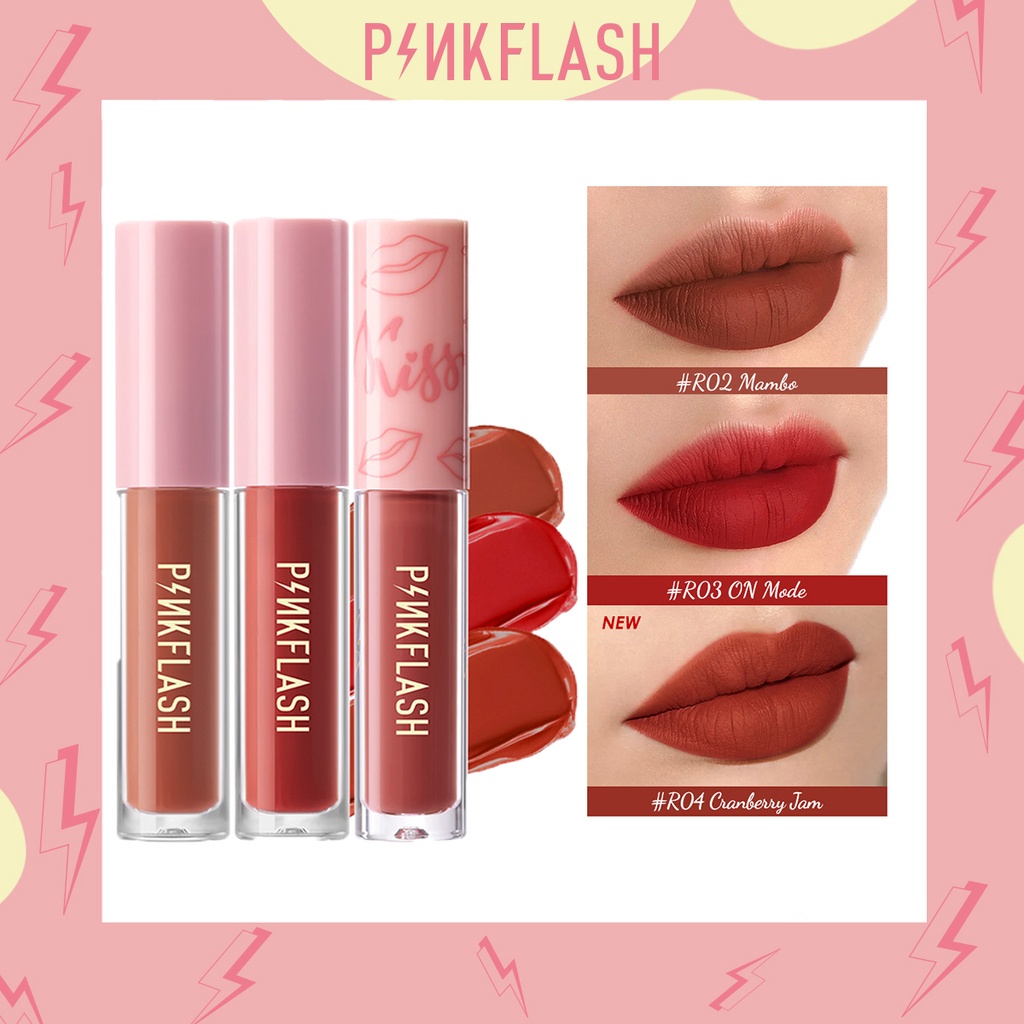 Pinkflash Melting Matte Lipcream pink flash Lip Matte