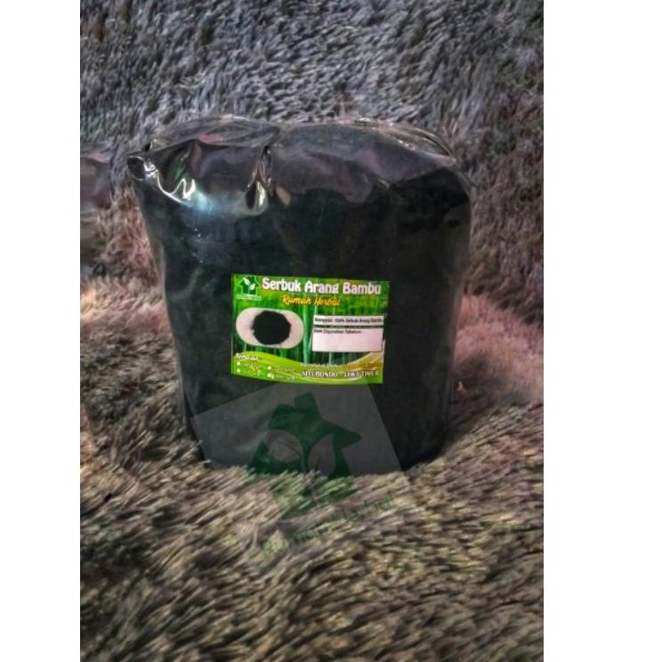 

ヿ Bubuk Arang Bambu/Arang Aktif/Pewarna Hitam alami/Food Grade Kemasan 500 gram イ