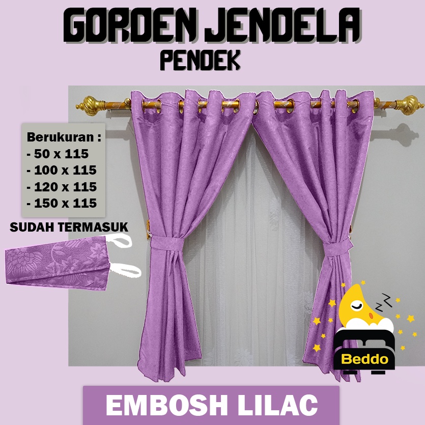 GT50 - GORDEN JENDELA VENTILASI MINIMALIS 10 RING EMBOSH DAN AESTHETIC TERLARIS NON TALI