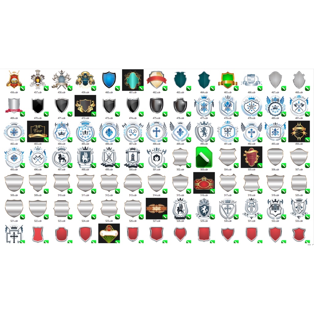 5000+ Shield Logos Data Coreldraw