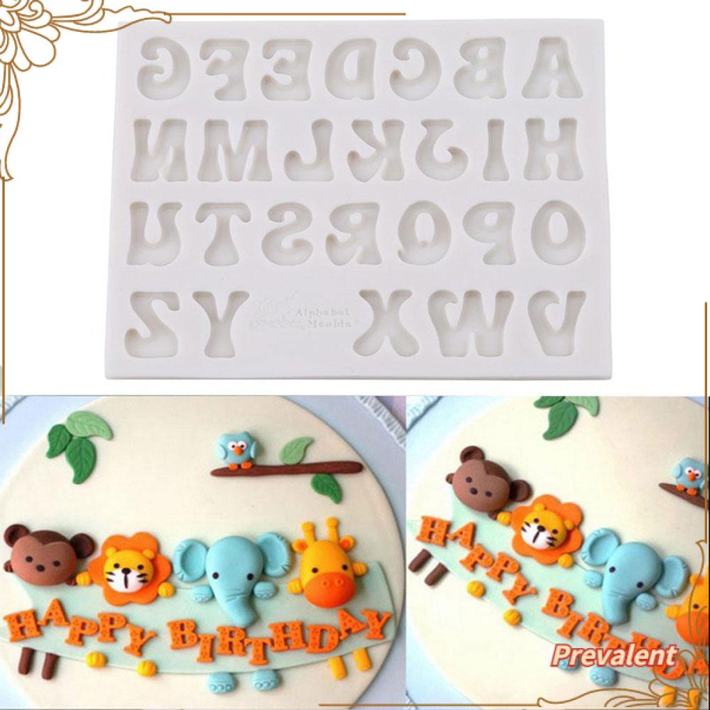 PREVA 3D Letters Bakeware Fondant Sugar Craft Alphabet Number