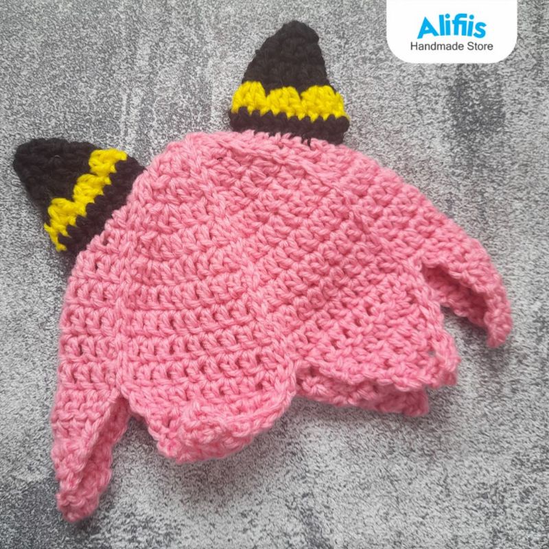 Anya Forger Crochet Hat | Topi Rajut Anya