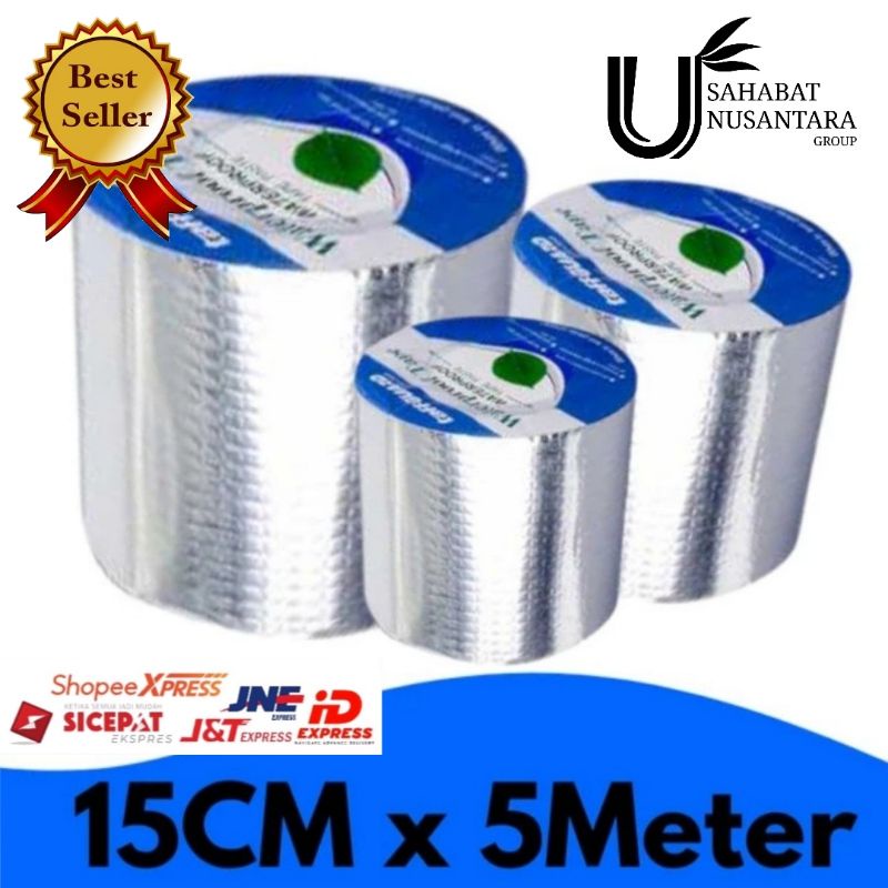 LAKBAN ANTI BOCOR ALUMINIUM ALUMINIUM FOIL TAPE ANTI BOCOR (SN)