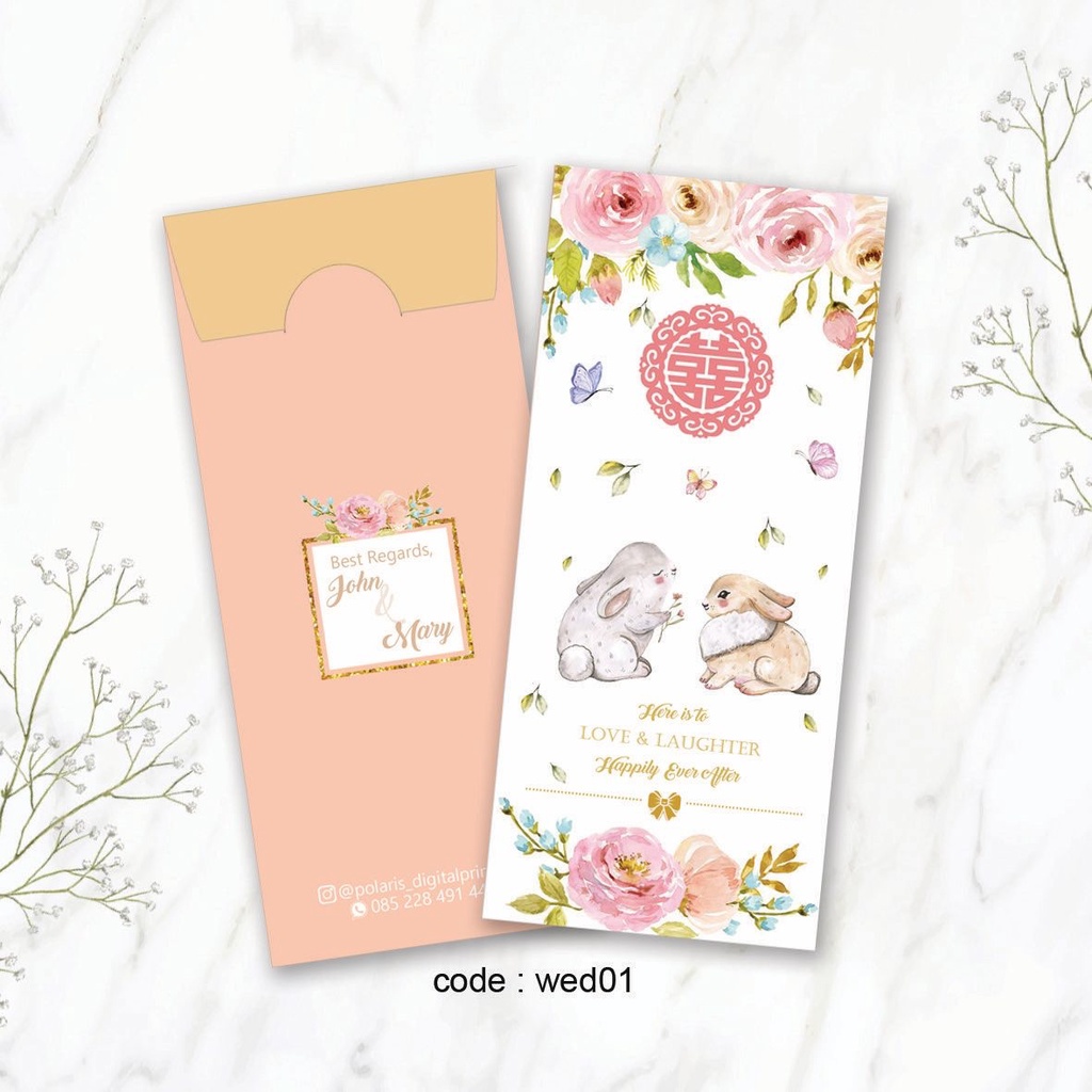 Amplop Custom Angpao Wedding Amplop Wedding 1