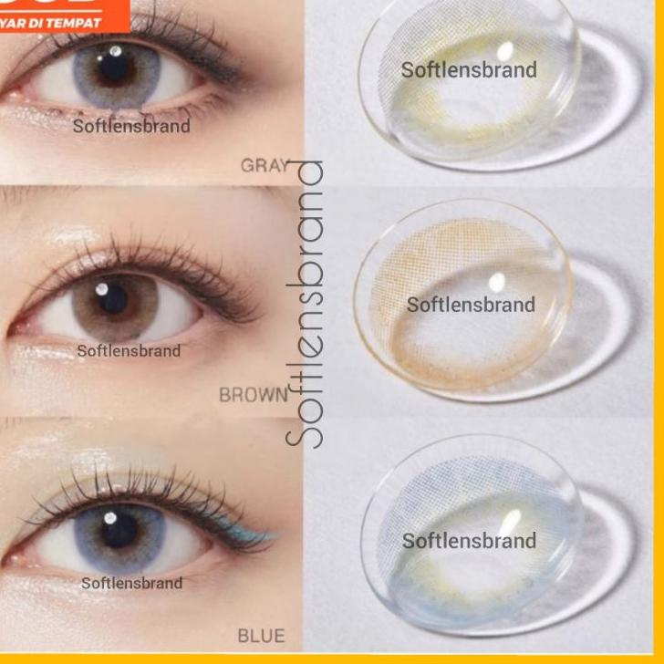 PROMOSI  7.7 SOFTLENS NO RING NATURAL 14,00 MM - Softlens minus normal - softlens brown - grey - blu