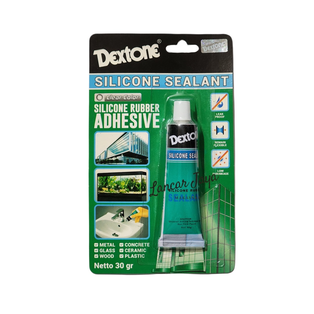 

[ 1 PCS ] Silicone Rubber Adhesive Sealent Lem Silikon DEXTONE 30gr