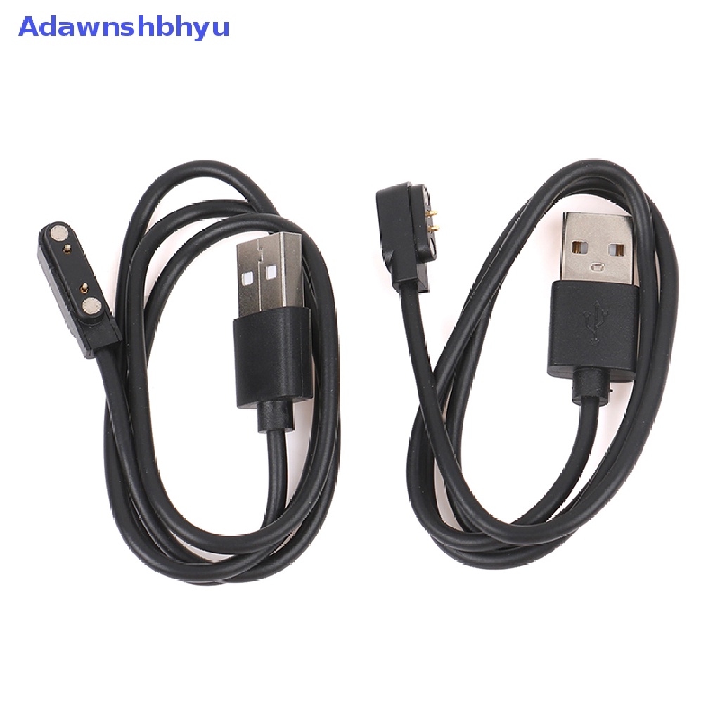 Adhyu Kabel Charger Smart Watch Universal Kabel Cas Magnet 2pin 4pin Charger USB Untuk Smart Watch 7.62mm 2.54mm 4mm Kabel Cas ID
