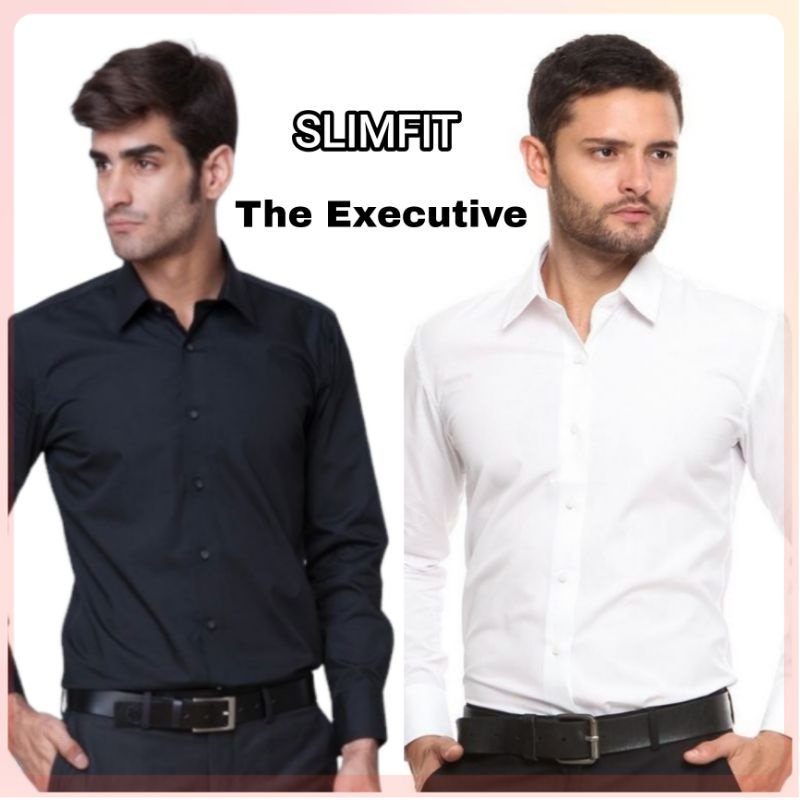 THE EXECUTIVE KEMEJA PRIA  LENGAN PANJANG SLIM FIT IDR 279900