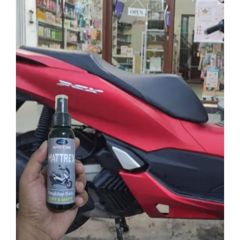 Pengkilap body Motor khusus warna matte atau doff