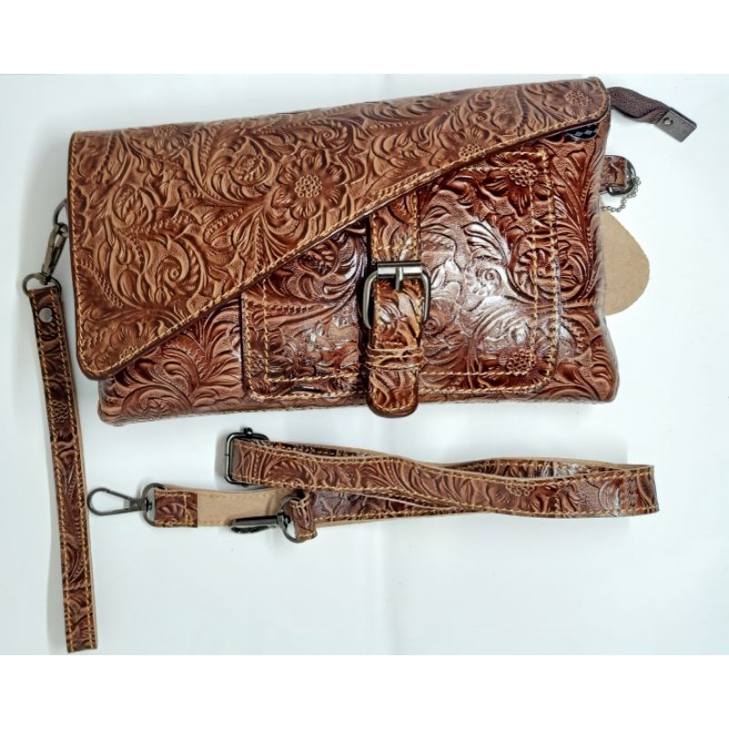 Clutch Bag Pria Kulit Asli Grammer