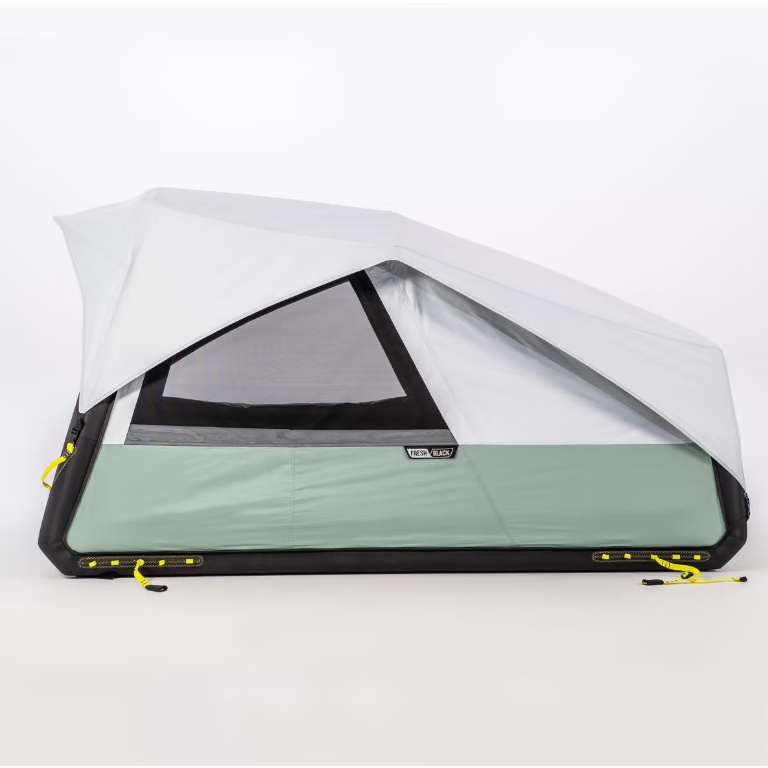 QUECHUA 500 Tenda Rooftop Van Fresh &amp; Black Untuk 2 Orang