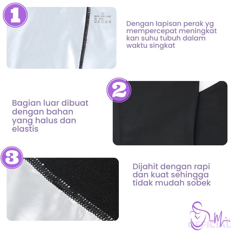 Celana Panjang Olahraga Lejing Sport Wanita Elastis Pembakar Lemak Pengecil Perut Buncit Celana Bawahan Olahraga Pengecil Paha Celana Zumba Fitness  Gym Long Pant Silver Ion Double Sweat Original Premium Terbaru Terlaris Termurah