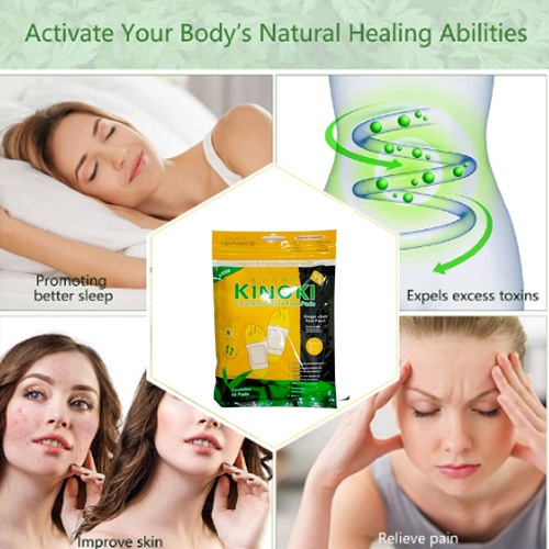 [Paket 10 Pak] Kinoki Gold Koyo Kaki Packing PLASTIK Toksin Racun Tubuh  Seal Kiyome Cleansing Detox Foot Pads