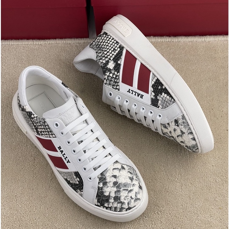 bally new men's casual shoes Sports men's shoes Imported cowhide