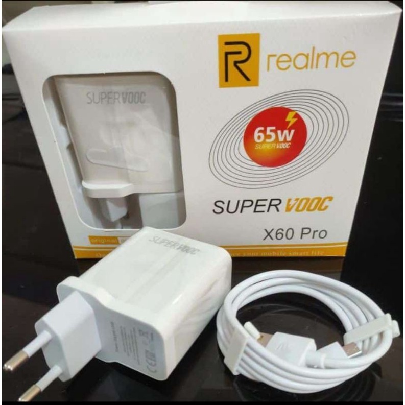 charger realme 65w model X50/X50 pro/X60/X60 pro SUPER VOOC type Hp realme 3/3 pro/5/5i/5s/5 pro/6/6i/6 pro/7/7 pro/7i/8/8i/8 pro/9/9 pro/10/c12/C15/C17/C20/C11/C11 2021/C21/C21Y/C25/C25Y/X50/X60/X50 PRO/X60 PRO/NARZO 20/NARZO 30/NARZO 50/NARZO 20A