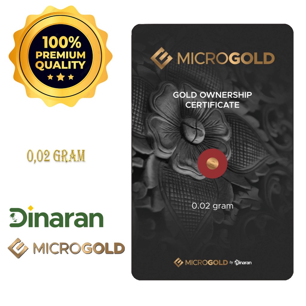Emas Mini / Microgold / Emas Micro / LM mini Microgold bersertifikasi FINE gold