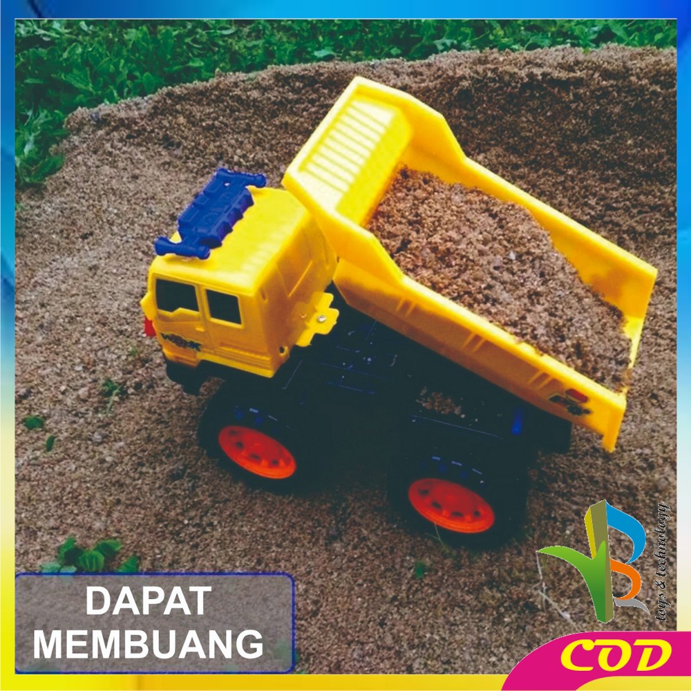 RB-M188 Mainan Anak Mobil Mobilan Truk Besar Mainan Truk Pasir Dump Truck / Mobil Beko Excavator