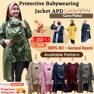 Protective Babywearing Jacket APD Jas Hujan Rintik Cuddleme