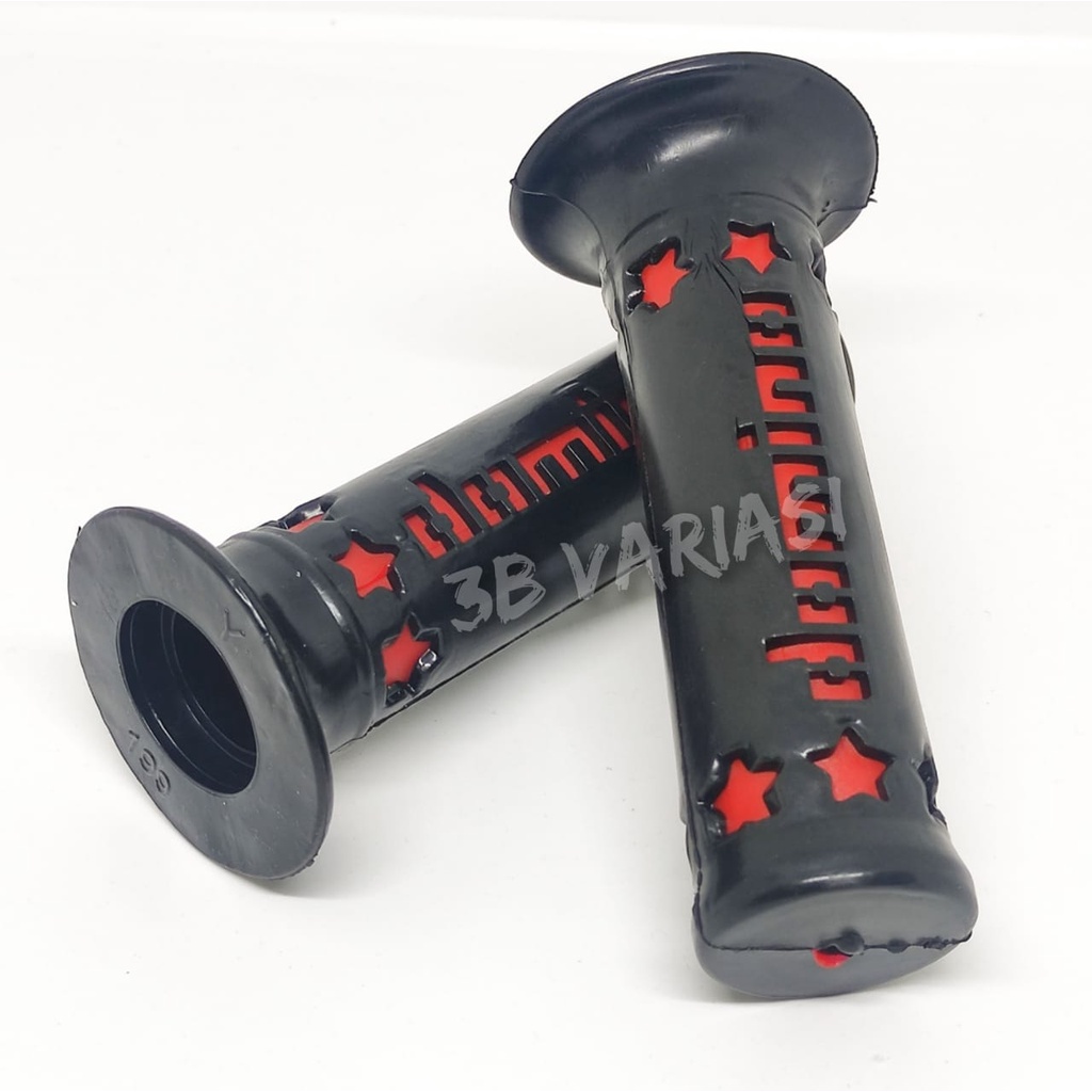 Handgrip Sarung Gas Grip Domino Star Variasi All Motor Universal Honda Yamaha Suzuki Kawasaki Dll Beat Vario Scoopy Kaze Satria Fu