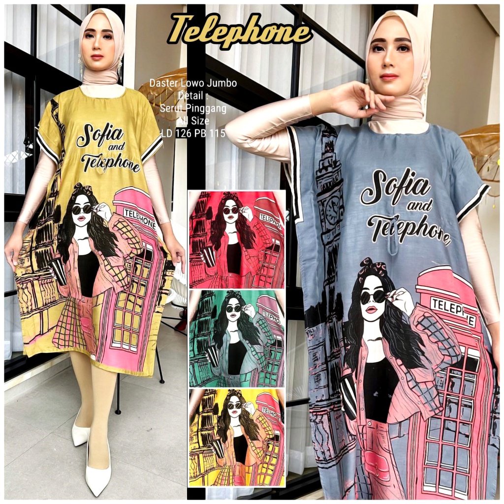 BATIK WANITA DASTER LOWO KELELAWAR KAFTAN RAYON JUMBO MURAH BIG SIZE XXL ( SOFIA PARIS WONDERFUL MYSTYLE ) KEKINIAN BUMIL SERUT DEPAN MURAH ADEM