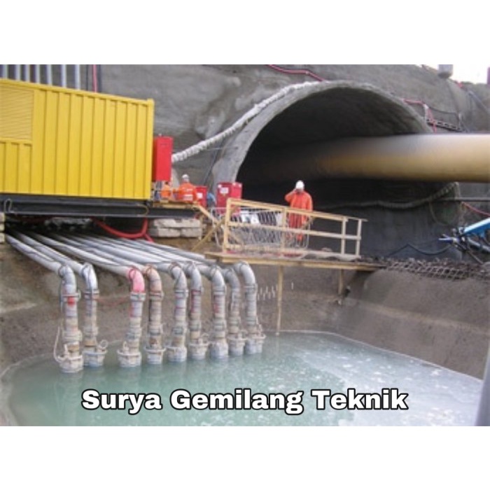 Pompa Celup Lumpur Rotor Ktz 611 Submersible Dewatering Tsurumi Ktz611