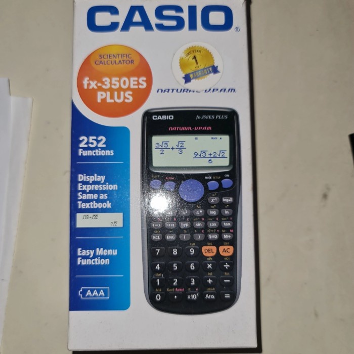 

TERLENGKAP Kalkulator Casio 350 ES plus