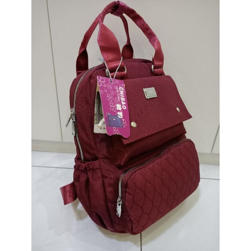 ORIGINAL Tas Ransel Chibao Laptop IMPORT KOREA Super Tebal Anti Air Terbaru