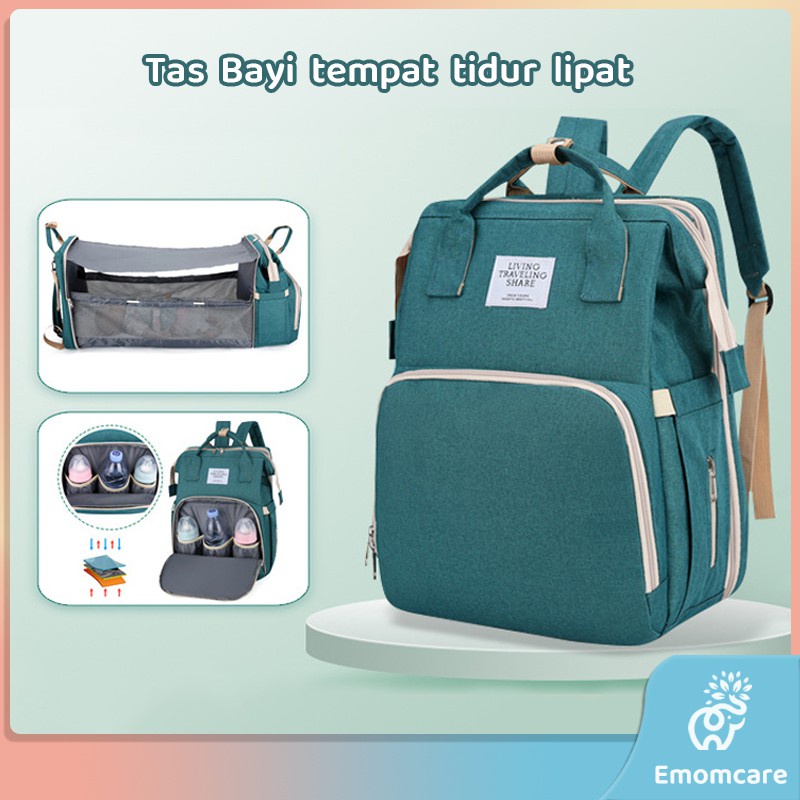 TAS DIAPER BABY MULTIFUNGSI DENGAN KASUR LIPAT BABY