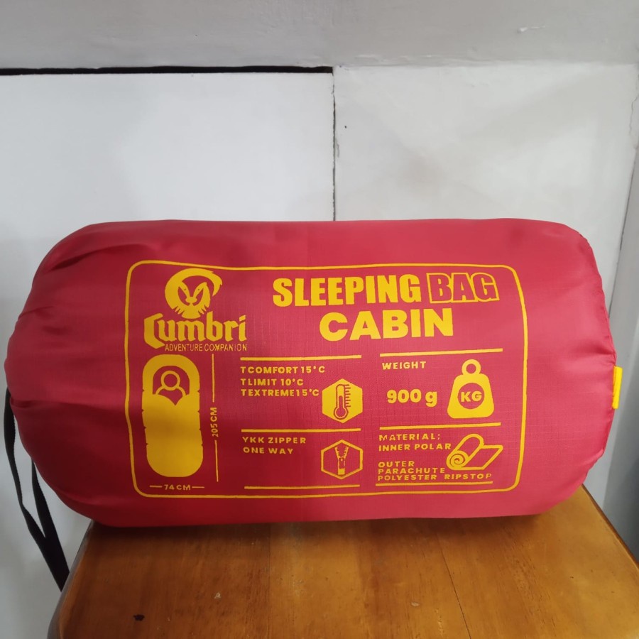 Sleeping Bag Cumbri SB Polar Cabin Matras Camping Kantong Tidur