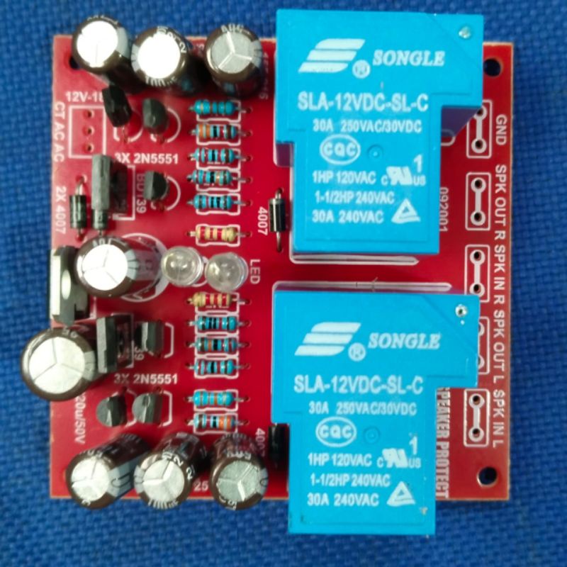 speaker protektor relay biru