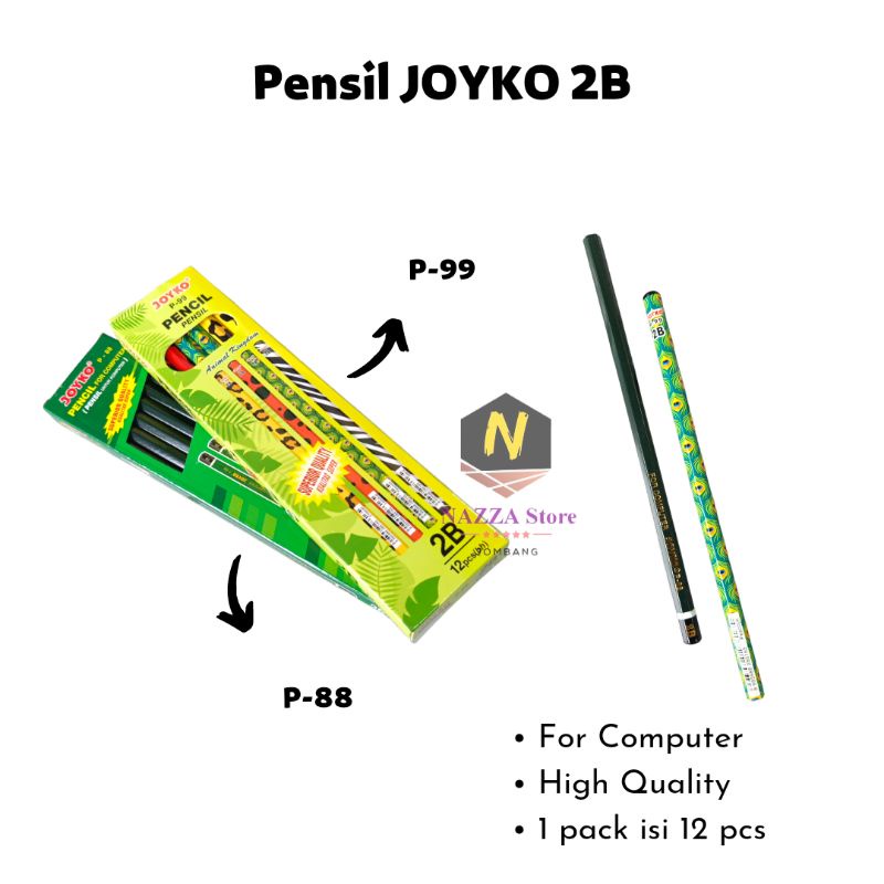 

Pensil JOYKO 2B P-88 & P-99 isi 12 pcs