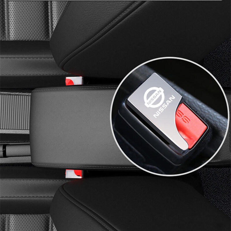 [new] Concealed Car Safety Buckle Clip Seat Belt Plug Untuk Nissan Almera Sentra n16 Serena Grand Livina Navara Teana Xtrail Sylphy Aksesoris Daun