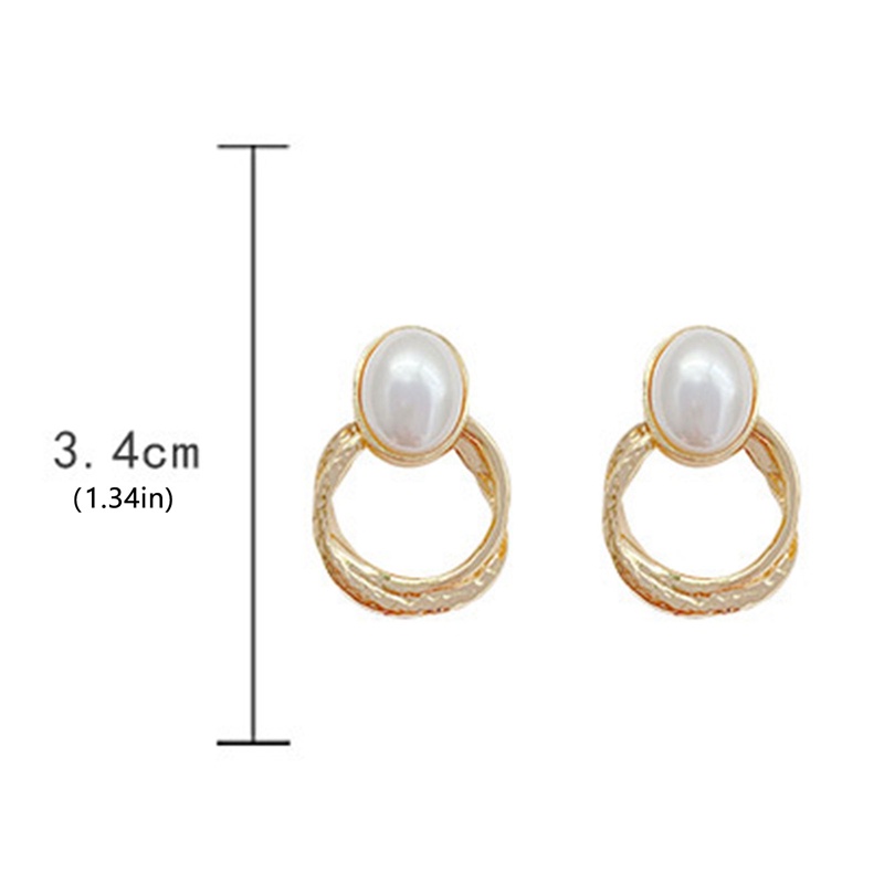 Wanita Tidak Teratur Perhiasan Wanita Earing Fashion Korea Halus Mutiara Wanita Anting Baru