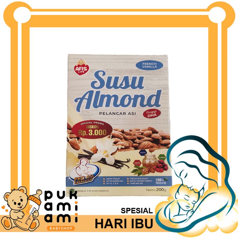 

Susu Almond French vanilla 200gr