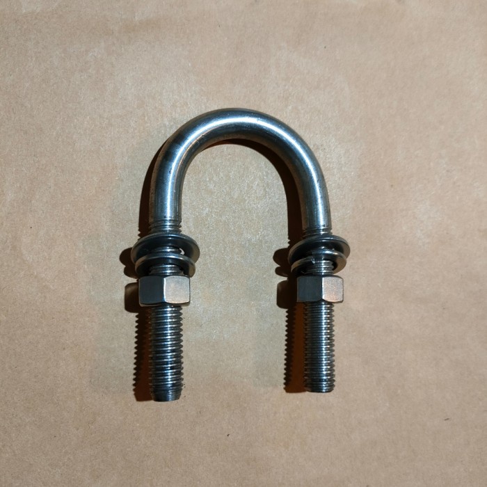 Insu U Bolt Stainless Ss316 Size M10 X 1.5 Inch