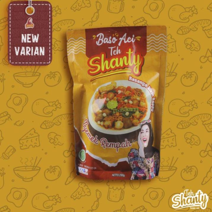 

9.9 Brand BOCI TEH SHANTY Khas Garut Tulang Rangu Baso Aci Teh Shanty ORIGINAL pedas bapper Baso Kampung Bakso Aci Teh Shanty Boci Viral