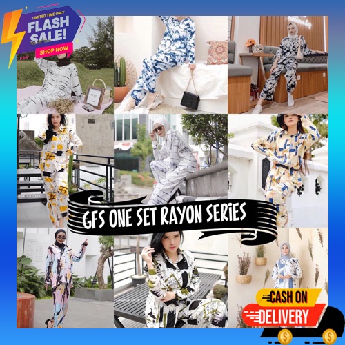 Set Baju Wanita One Set Crinkle Stelan Wanita Kekinian Fashion Muslim Setelan Tunik Dan Celana Ootd 