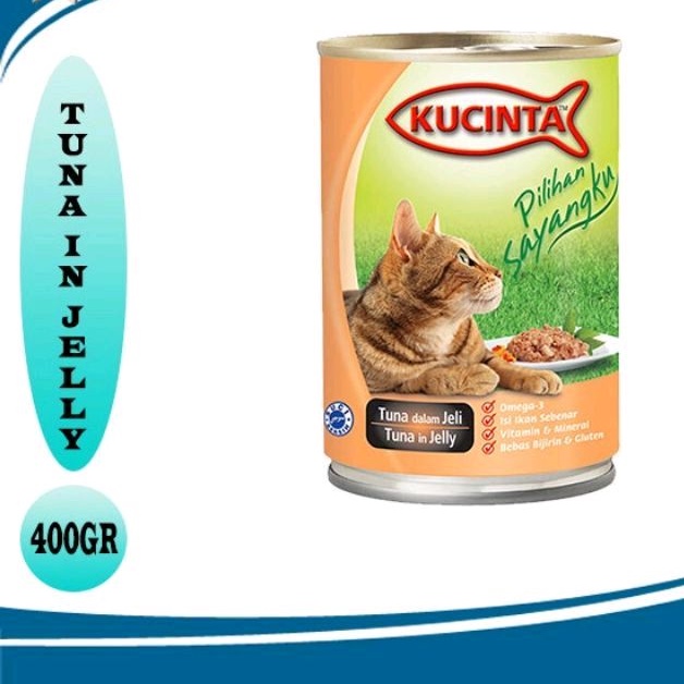 KUCINTA KALENG TUNA DALAM JELLY 400GR / TUNA IN JELLY