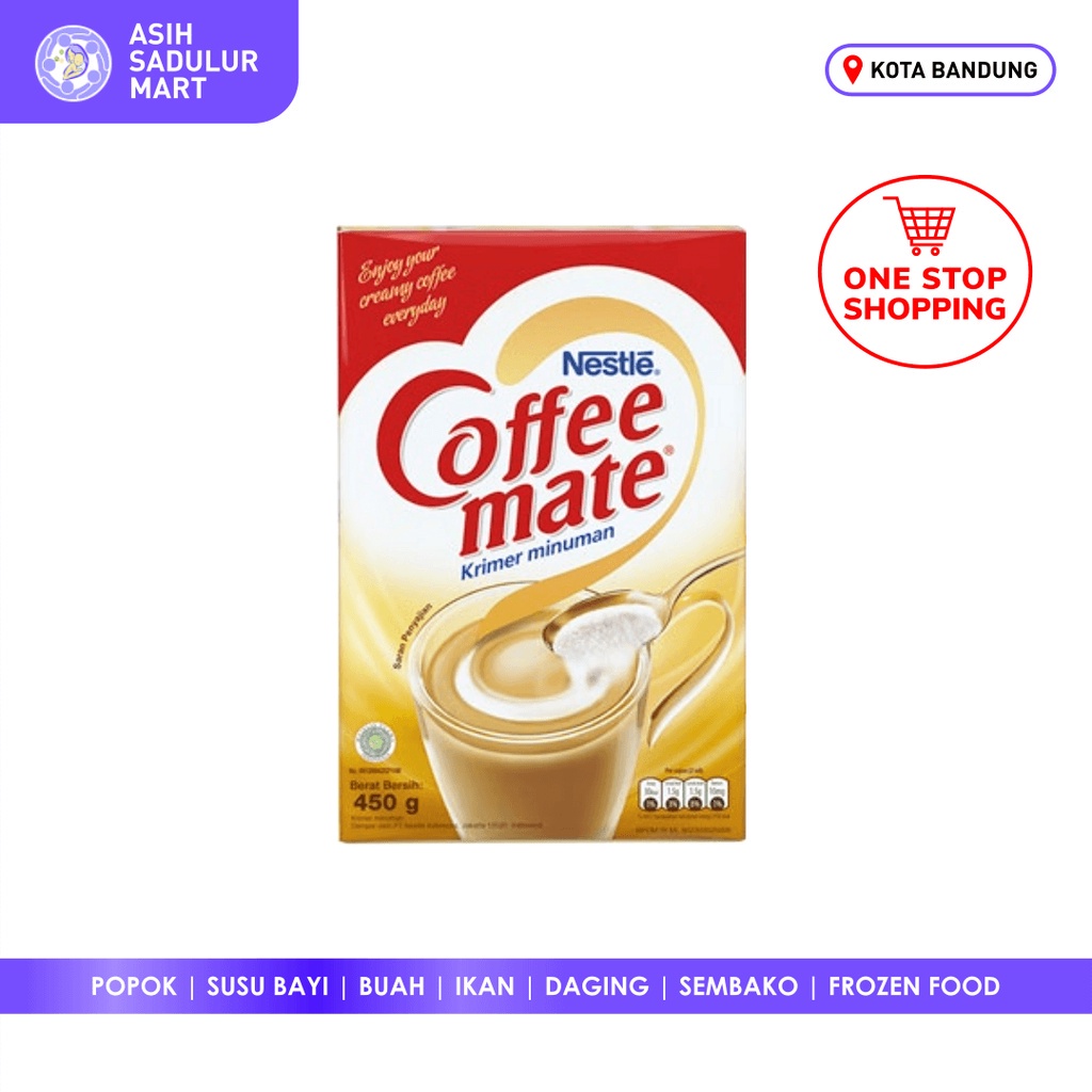 Nestle Coffee Mate Krimer Minuman / Creamer 450gr Promo Bandung