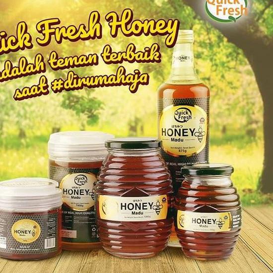 

㍾ [PAKET BUNDLING] Quick Fresh Honey / Madu Asli 500GR + 100GR Jar ㅺ