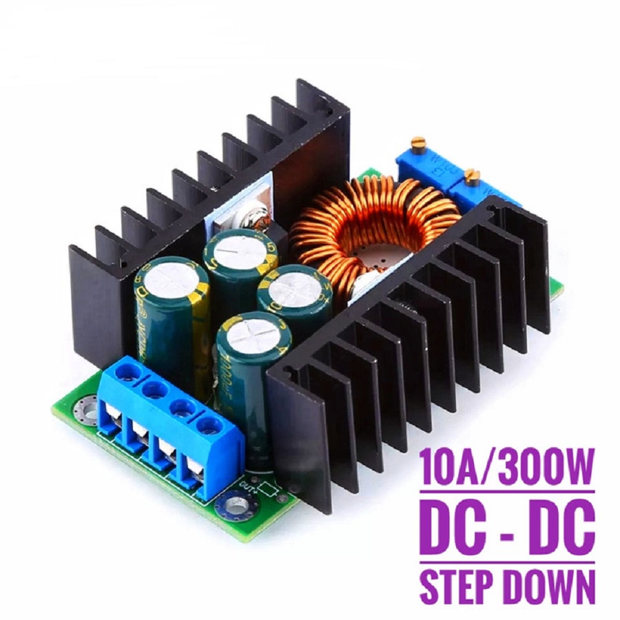 Step Down DC-DC 10A 300W CC CV Module Stepdown Power Supply 0.8-28V