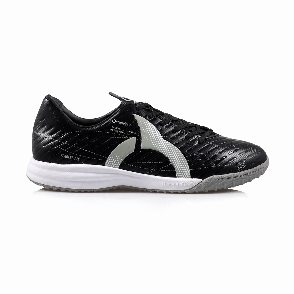 SEPATU FUTSAL ORTUSEIGHT FORTE SOLSTICE IN - BLACK SILVER (100% ORIGINAL)