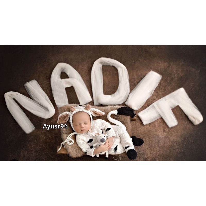 Jumper Natal Bayi Newborn Properti Foto Baby Props untuk Fotografi Newborn