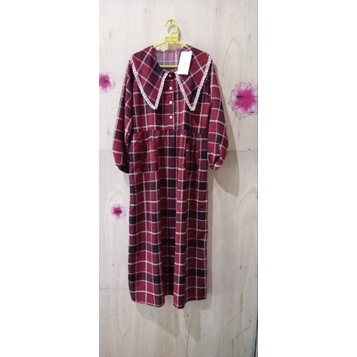 midi dress cringkel motif premium by: Clarke